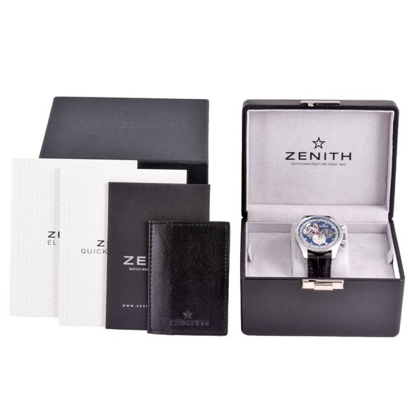 Zenith 03.2040.4061/52.C700 Chronomaster 1969 El Primero Watch Automatic Blue... - Picture 8 of 8